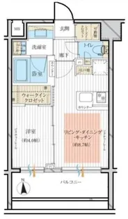 シティインデックス秋葉原【3階】の間取り