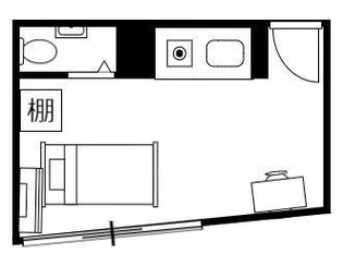 クレドハウス新宿【1階】の間取り