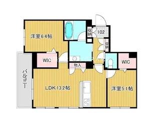 セゾレーナ【1階】の間取り