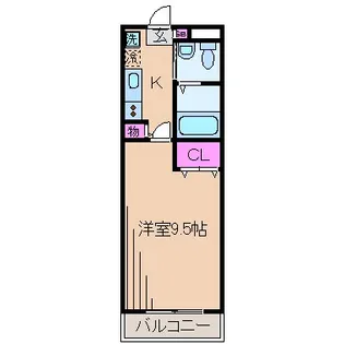 パークヒル【3階】の間取り