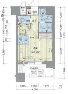 プレサンス名古屋STATIONビジュ【13階】の間取り