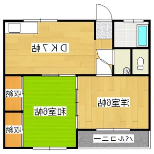 永野マンション【4階】の間取り