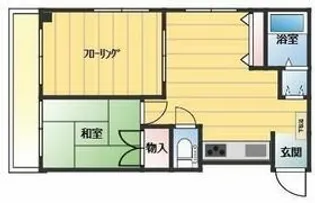 ハイム大洗【2階】の間取り