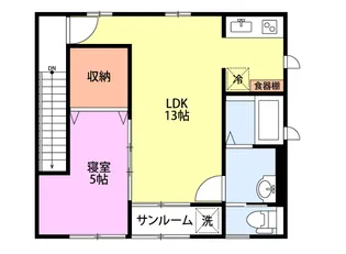 COMODOII【2階】の間取り