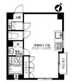 メイプル南烏山【2階】の間取り