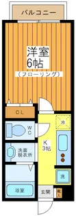 1Kの間取り画像
