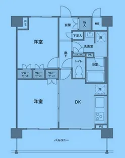 東京都江戸川区東葛西5【マンション】の間取り