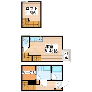 Raggio旭ヶ丘の間取り