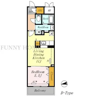 東京都世田谷区上北沢5【マンション】の間取り