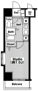 グランド・ガーラ芝公園【6階】の間取り