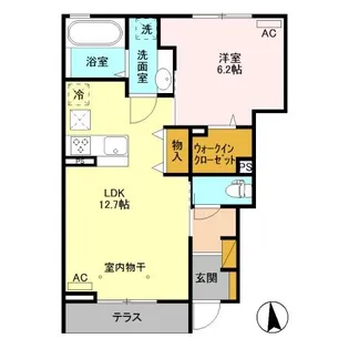 大和 III【1階】の間取り