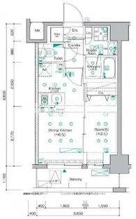 東京都豊島区南池袋4【マンション】の間取り