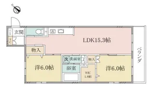 (シニア限定)へーベルヴィレッジ西千葉春日~ヘーベルVillage春日【2階】の間取り