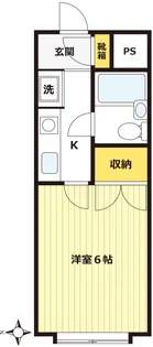 1Kの間取り画像