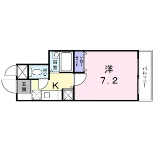 Y S SQUARE【2階】の間取り