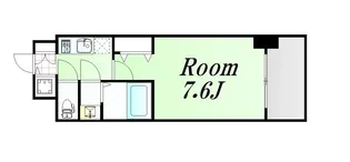 サムティ本町橋IIMEDIUS(メディアス)【2階】の間取り