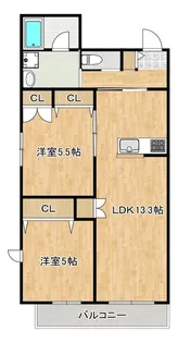 Pastoral 武蔵新城~パストラルムサシシンジョウ~【4階】の間取り