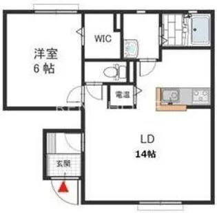 ディアセレナ【1階】の間取り