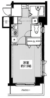 パークウェル下北沢【2階】の間取り
