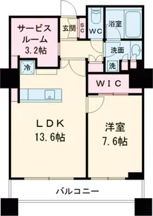 レジディアタワー上池袋 タワー棟【9階】の間取り