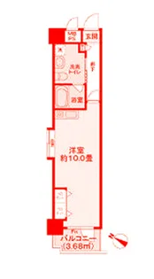 ライオンズプラザ平塚【2階】の間取り