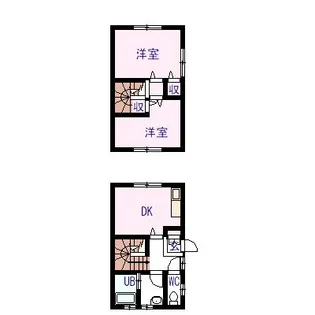 オリエンス松尾【2階】の間取り