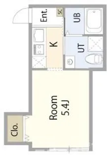 ボアソルテ竹ノ塚【2階】の間取り