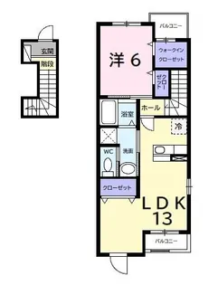 サンリット パレス【2階】の間取り