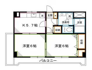 東京都中野区本町1【マンション】の間取り
