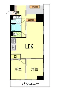 エンゼルハイム綱島第2【2階】の間取り