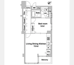 ADIK恵比寿南【2階】の間取り