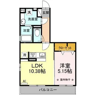シャルマン【2階】の間取り