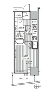 ヒューリックレジデンス新御茶ノ水【12階】の間取り