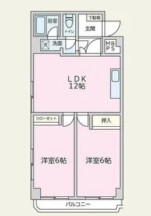 第一タクミマンション【3階】の間取り