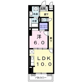 グランスイート新横浜I【6階】の間取り
