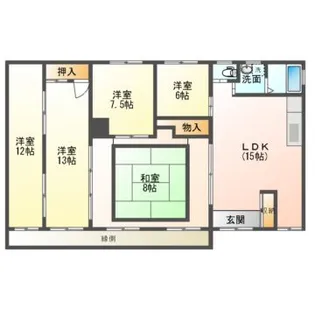 栃木県矢板市中【一戸建】の間取り