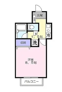 フォレストハウス【2階】の間取り
