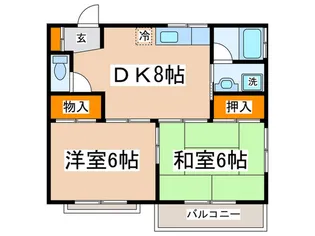 コ-ポ高橋【2階】の間取り