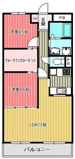 エスポワール壱番館【2階】の間取り