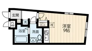 グランツ立川【4階】の間取り
