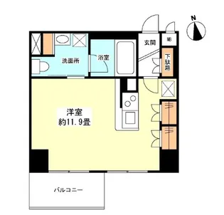 グランカーサ新宿御苑【14階】の間取り