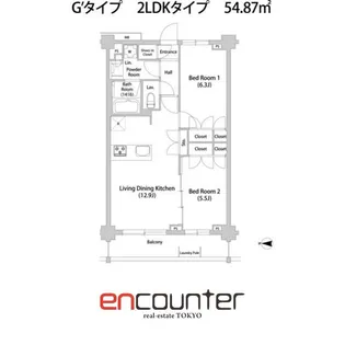 TELLUS八幡山【2階】の間取り