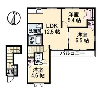 グランマストみくまり 壱番館【2階】の間取り