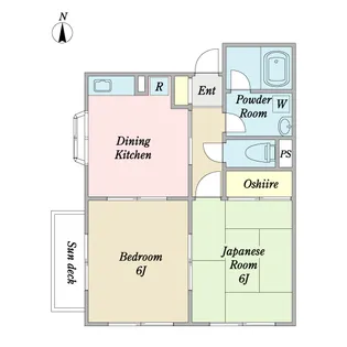 メナージュ B【1階】の間取り