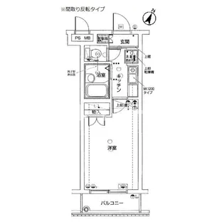 グランヴァン西馬込【2階】の間取り