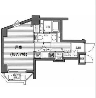 グランド・ガーラ西新宿West【11階】の間取り