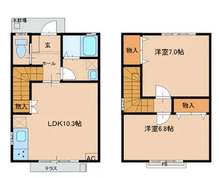 House seed leafの間取り