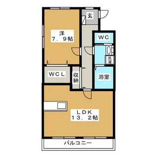 アルバクオーレ A棟【2階】の間取り