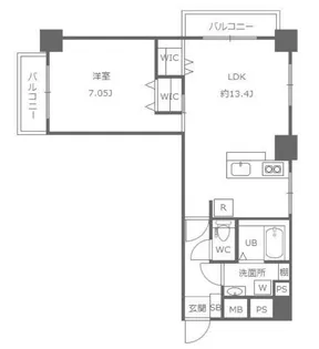 大森ハウス【4階】の間取り