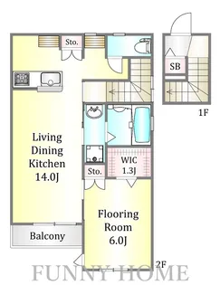 La Place(ラプラス)【2階】の間取り